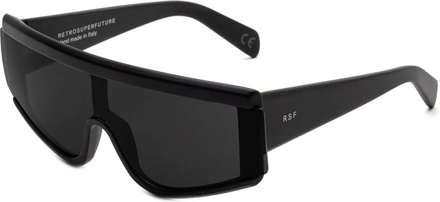 Retrosuperfuture Zed - Black/Black Lenses