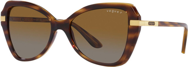 VO5479S - Striped Dark Havana/Brown Gradient Polarised Lenses