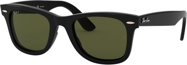 Wayfarer Ease RB4340 - Black/Green Polarised Glass Lenses