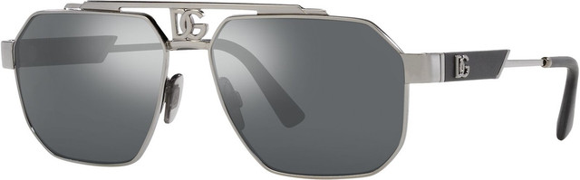 DG2294 - Gunmetal/Light Grey and Black Mirror Lenses