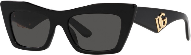 Dolce & Gabbana DG4435 - Black/Dark Grey Lenses