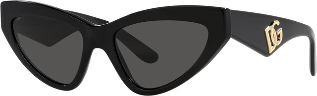 Dolce & Gabbana DG4439 - Black/Dark Grey Lenses