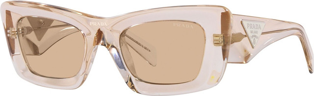 PR13ZS - Crystal Beige/Light Brown Lenses