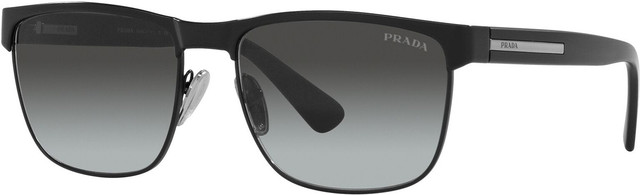 Prada PR66ZS - Matte Black/Grey Gradient Lenses