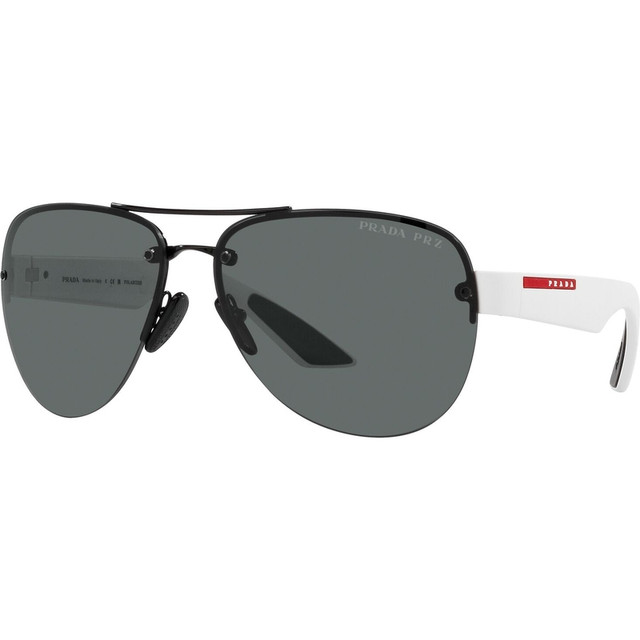 Prada Linea Rossa PS55YS - Black/Dark Grey Polarised Lenses