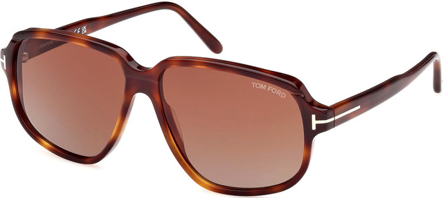 Tom Ford Anton FT1024 - Dark Havana/Brown Gradient Lenses