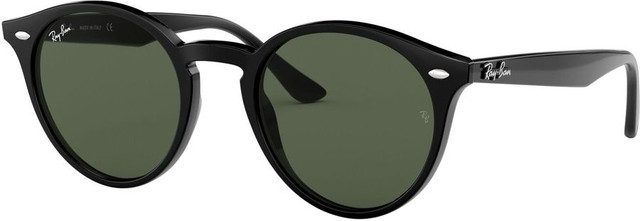 Ray-Ban RB2180 - Black/Grey Green Lenses 51 Eye Size