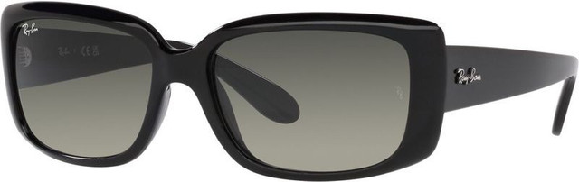 Ray-Ban RB4389 - Black/Grey Gradient Glass Lenses 55 Eye Size