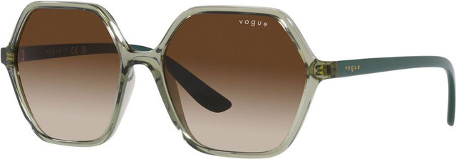 VO5361S - Transparent Light Green/Brown Gradient Lenses