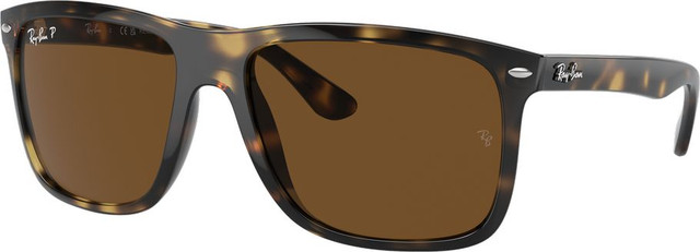 Ray-Ban Boyfriend Two RB4547 - Havana/Brown Polarised Glass Lenses 60 Eye Size