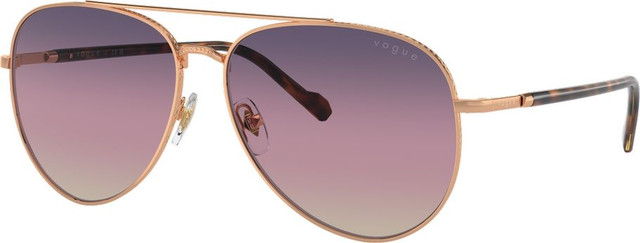 VO4290S - Rose Gold/Brown Violet Blue Trigradient Lenses