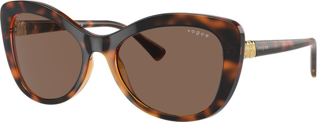 Vogue Eyewear VO5515SB - Dark Havana/Dark Brown Lenses