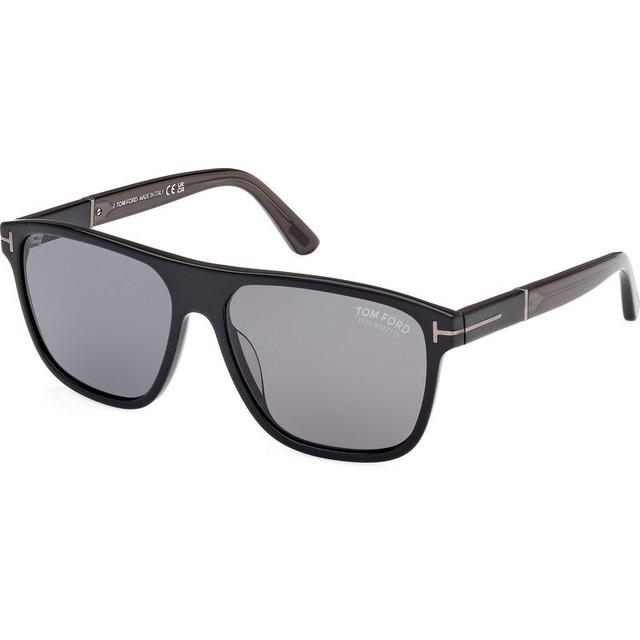 Frances FT1080N - Shiny Black/Smoke Polarised Lenses