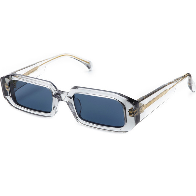 AM Eyewear Ollie - Ghost/Navy Blue Lenses