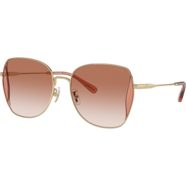 Coach HC7158D - Shiny Light Gold/Amber Gradient Lenses