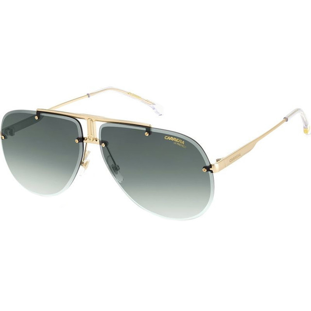 1052/S - Gold Crystal/Green Gradient Lenses