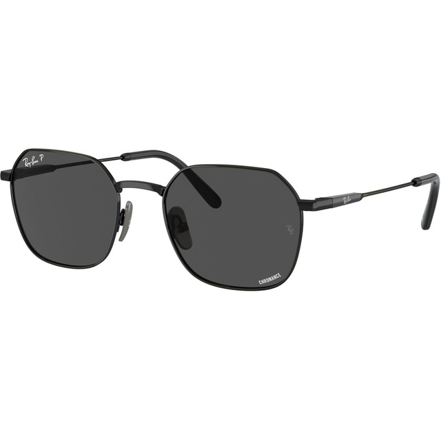 Ray-Ban Jim Titanium RB8094 - Black/Dark Grey Polarised Glass Lenses