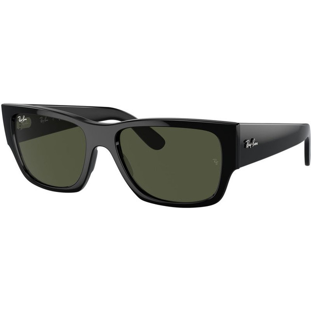 Ray-Ban Carlos RB0947S - Black/Green Glass Lenses