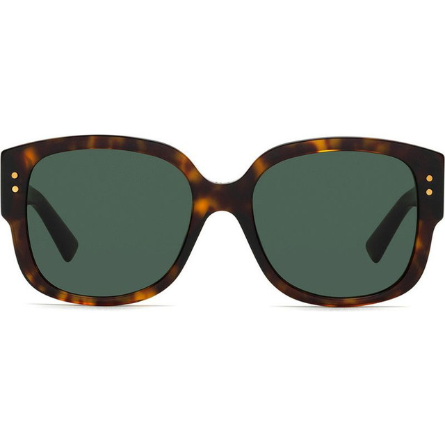 Lady Dior Studs - Dark Havana/Green Lenses