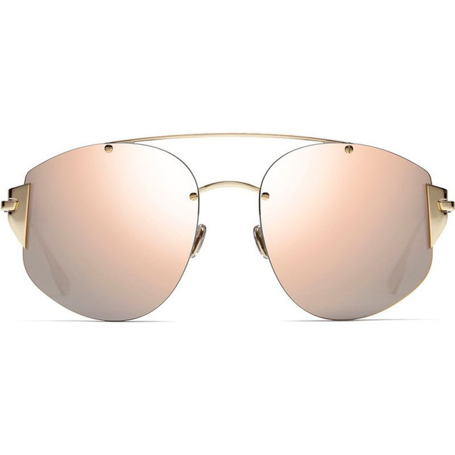 Stronger - Gold/Grey Rose Mirror Lenses