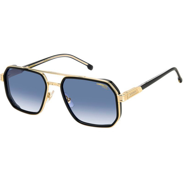 1069/S - Black Gold/Dark Blue Gradient Lenses