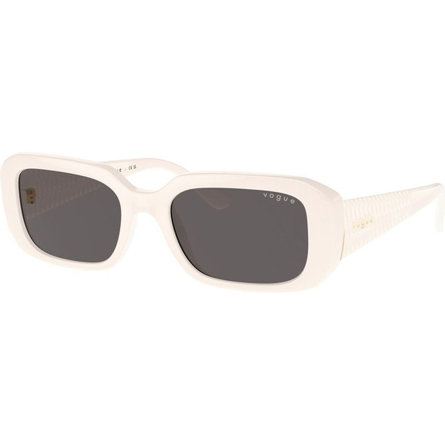 Vogue Eyewear VO5565S - Full Ivory/Black Smoke Lenses