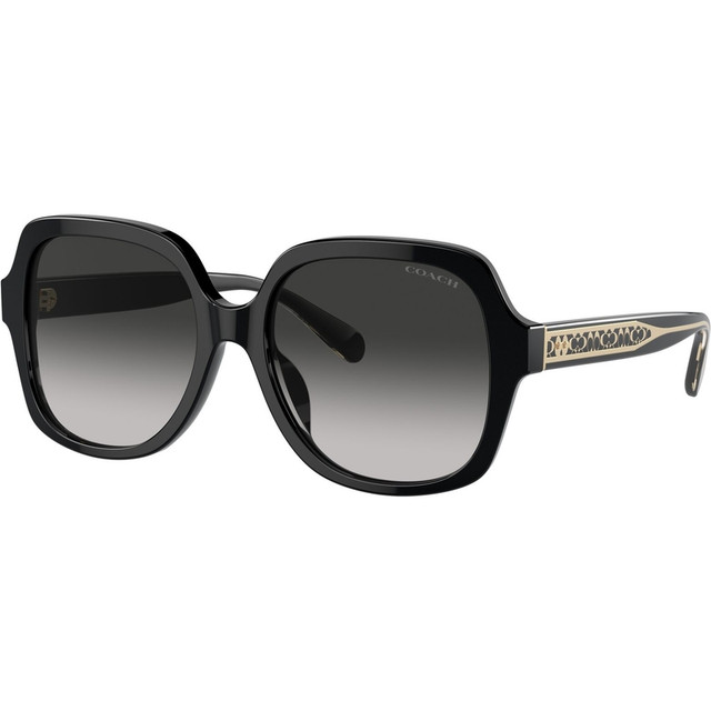 Coach HC8395F - Black/Grey Gradient Lenses