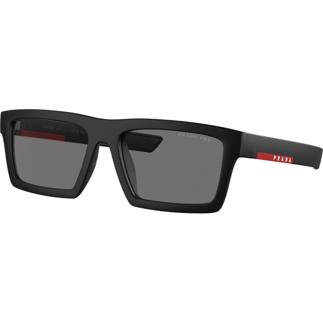 Prada Linea Rossa PS02ZSU - Matte Black/Dark Grey Polarised Lenses 58 Eye Size