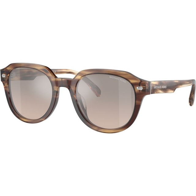 Michael Kors Eger MK2216U - Brown Horn/Brown Black Gradient Mirror Lenses