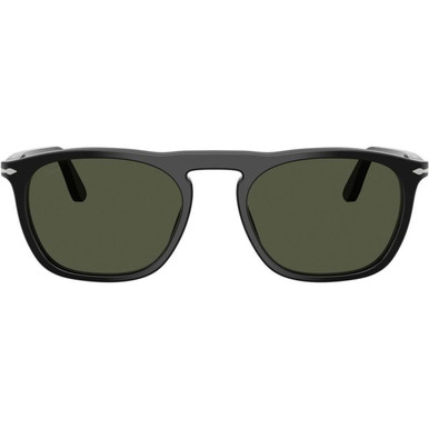 Persol Gae PO3391S - Black/Green Glass Lenses 53 Eye Size