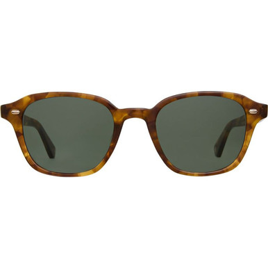 Garrett Leight Lachman - Hazel Tortoise/Semi-Flat Pure G15 Lenses