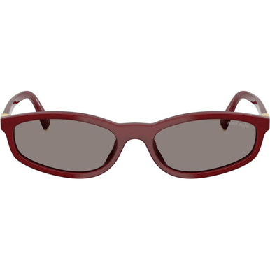 Miu Miu MUA06S - Opal Burgundy/Dark Grey Lenses