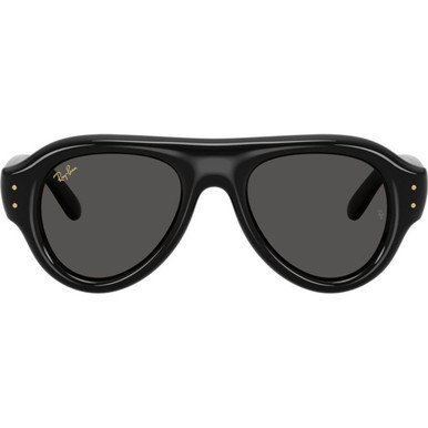 Ray-Ban RB4925 - Black/Ultra Black Lenses 52 Eye Size