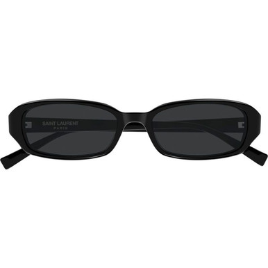 Shop the Saint Laurent SL 557 SHADE Sunglasses Black/Black