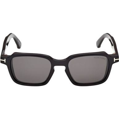 Tom Ford Ezra 02 FT1359 - Shiny Black/Smoke Glass Lenses
