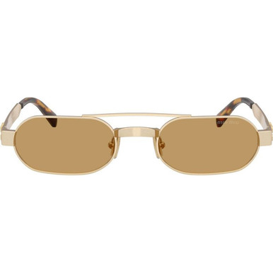Miu Miu MUB52S - Ancient Gold/Brown Lenses