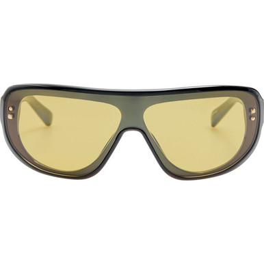 Jacquemus Havana - Black/Yellow Lenses