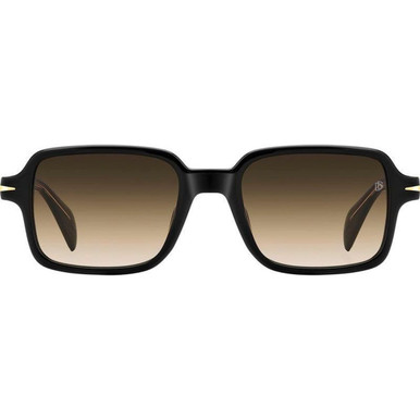 David Beckham DB 1179/S - Black/Light Brown Gradient Lenses