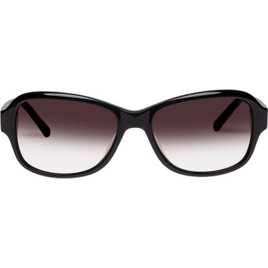 Black/Warm Smoke Gradient Lenses 54 Eye Size