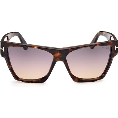 Tom Ford Dove FT0942 - Coloured Havana/Smoke Gradient Lenses