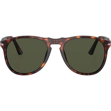 Persol PO9649S - Havana/Green Glass Lenses