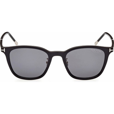 Shiny Black/Smoke Polarised Lenses