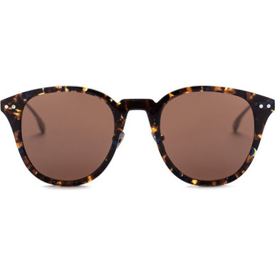 AM Eyewear Ava 1 - Blue Old School Tort/Smoke Lenses