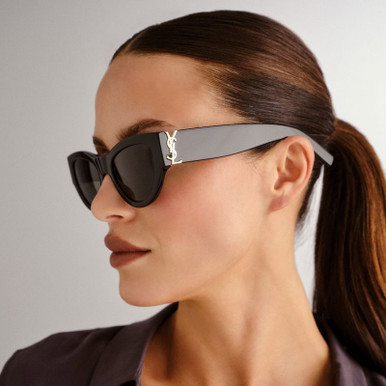 Saint Laurent SLM94 Black/Grey Lenses | Afterpay | Klarna display picture 3