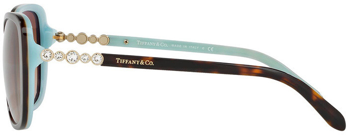 Tiffany & Co. TF4121B Havana and Blue/Brown Gradient Lenses