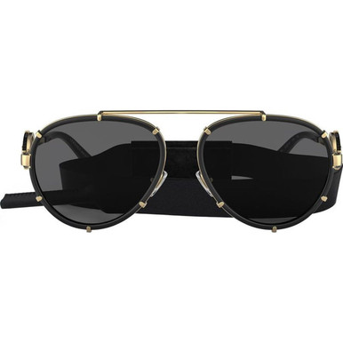 Versace VE2232 - Black/Dark Grey Lenses