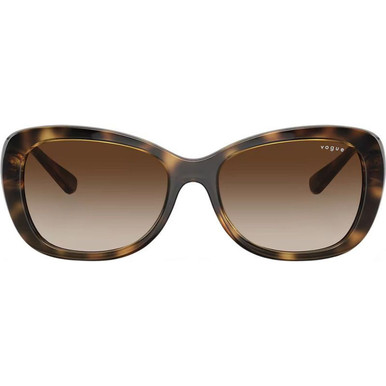 Vogue Eyewear VO2943SB - Dark Havana/Brown Gradient Lenses
