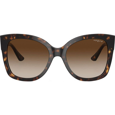 Vogue Eyewear VO5338S - Dark Havana/Brown Gradient Lenses