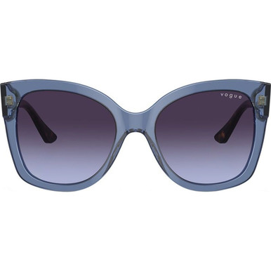 Vogue Eyewear VO5338S - Transparent Blue/Violet Grey Gradient Lenses
