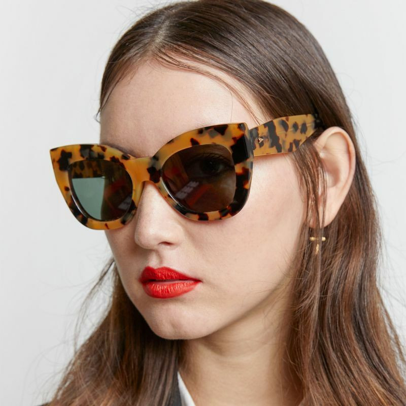 New Karen Walker deep freeze tortoise sunglasses | eBay